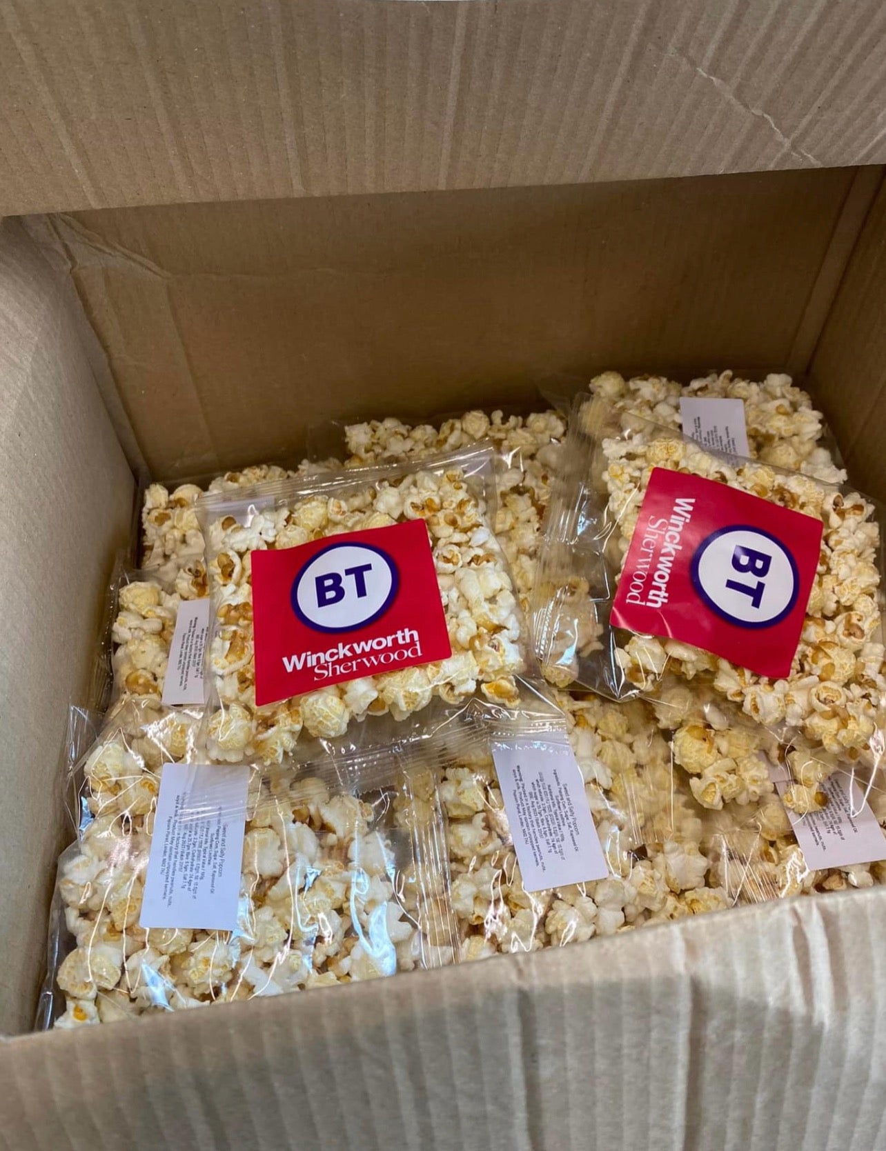 Branded Vegan Popcorn