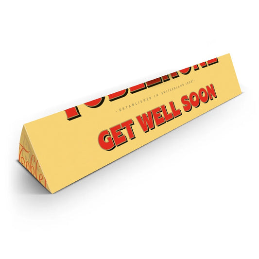 Toblerone 'GET WELL SOON' Large Chocolate Bar