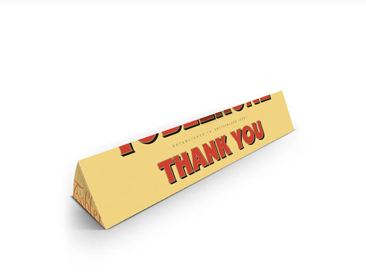 Toblerone 'THANK YOU' Large Chocolate Bar