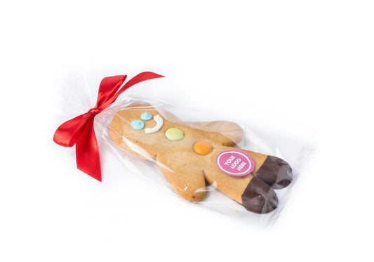 Peronalised Large Gingerbread Man With Ribbon