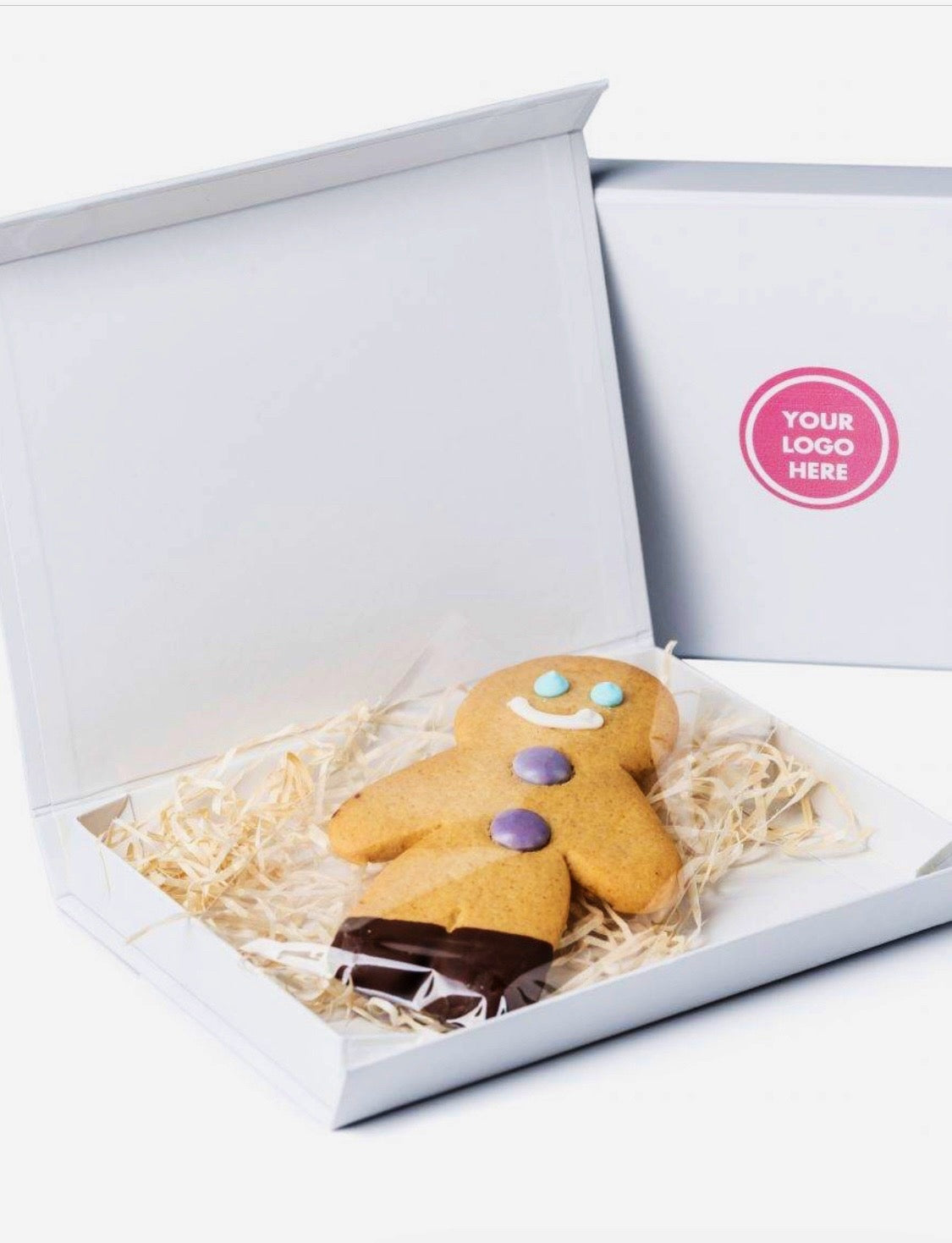 Personalised Gingerbread Man Letterbox Gift – Perfect for Corporate Christmas Gifting