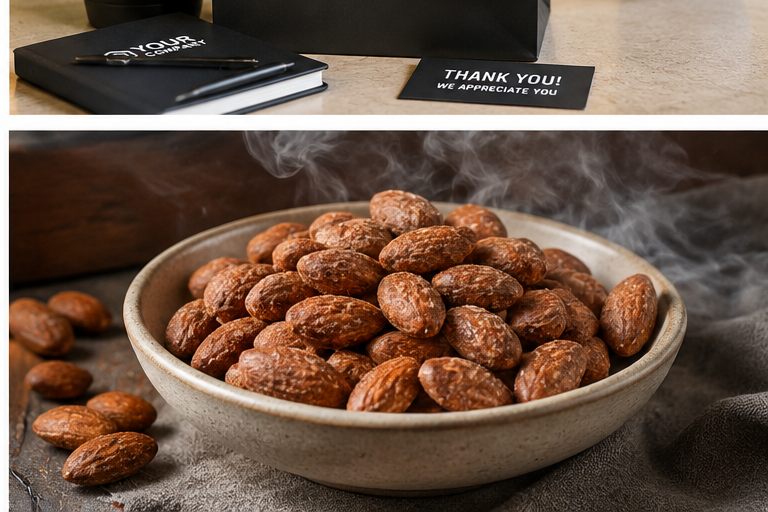 Branded Smoked Almonds – 70g Pouch  £2.50